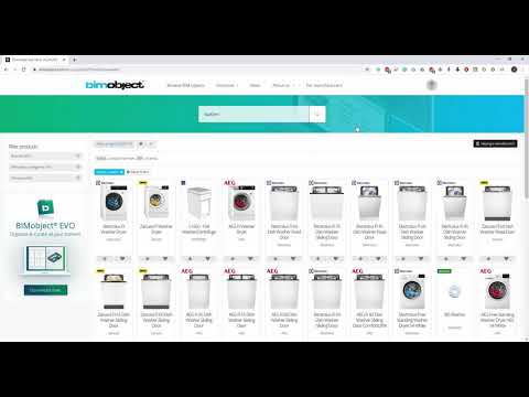 How to Download and Import Components and Families from bimobject.com