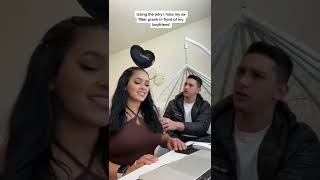 Download lagu I Told My Boyfriend I MISS Cuddling with my EX (horrible idea) #shorts mp3