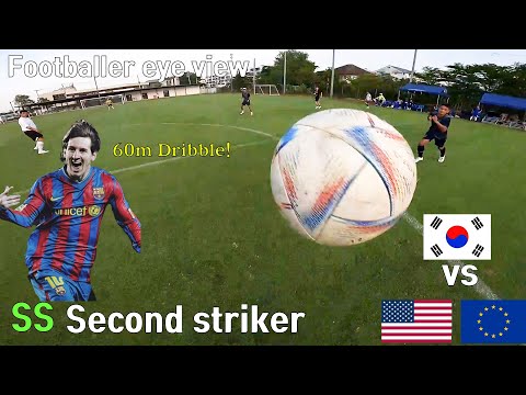 I Played Lionel Messi playing Korea vs USA,EU match! Crazy play
