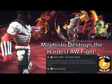 Mephisto Destroys the "HARDEST AW FIGHT"! Hazard Shift Super Skrull Miniboss-Mcoc