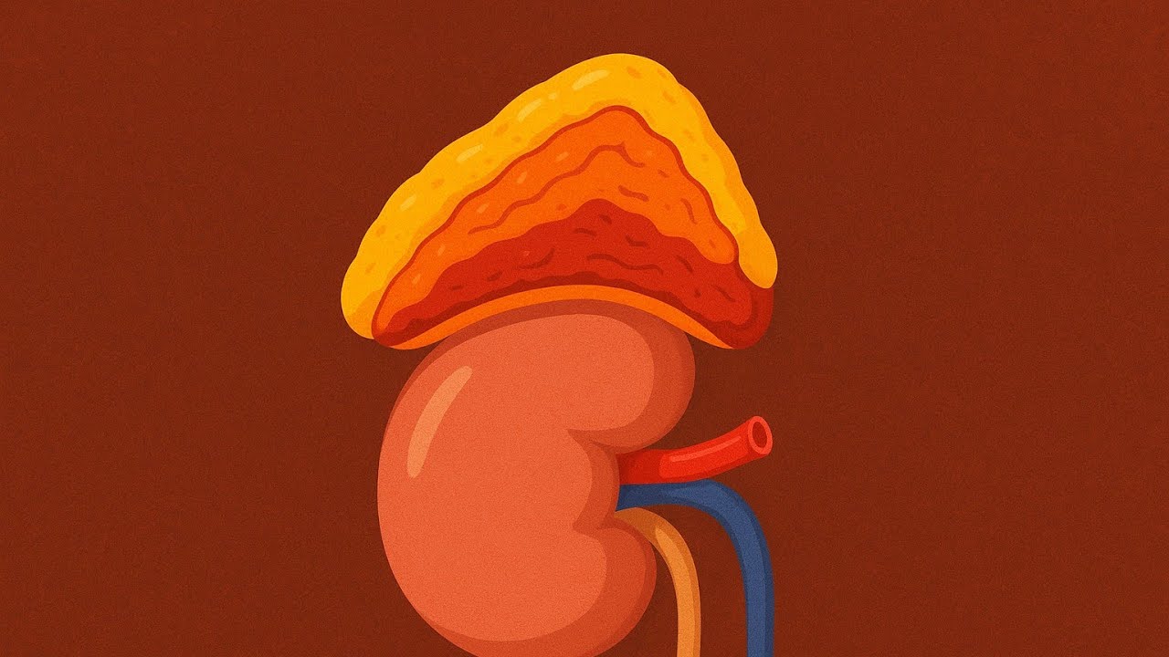 الغدة الكظرية غدة الانفعال افهم هرمونات قشرة الغدة الكظرية|| الهرمونات السكر