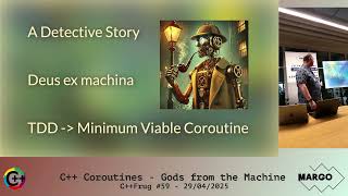 Download the video "Cpp FrUG 59 - C++ Coroutines - Gods from the Machine -- Phil Nash"