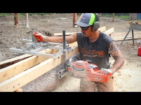 Alaskan Chainsaw Mill | Wood Shed Build (Part 2)