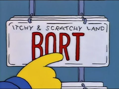 The Simpsons S06E04 - Der unheimliche Vergnügungspark - Bort Namensschild [Deutsch/German]