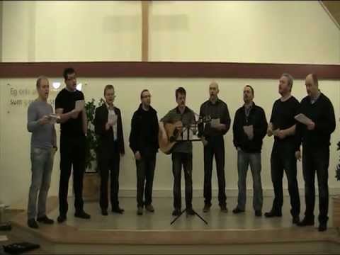 2012-01-18 Missiónsvika - Manskórið í Leirvík 1