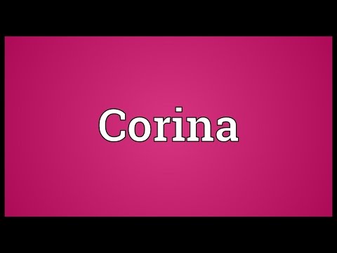 Corina Meaning