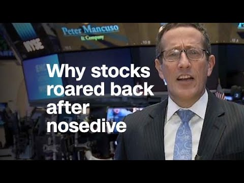 股價為何在暴跌後轟然回升？ (Why stocks roared back after nosedive)