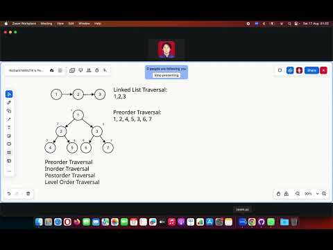 144 Python Tutorial Eng Leetcode Eng Binary Tree Binary Tree Preorder Traversal
