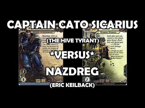 Captain Cato Sicarius versus Nazdreg - Warhammer 40,000: Conquest