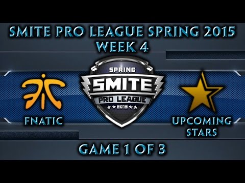 Smite Pro League: EU Week 4 - Fnatic vs. Upcoming Stars (Game 1 of 3)