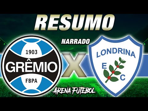 Grêmio 1 x 0 Londrina no Campeonato Brasileiro