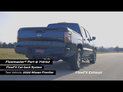2022 Nissan Frontier, 3.8L - Flowmaster Flow FX Extreme Cat-back Exhaust System 718152