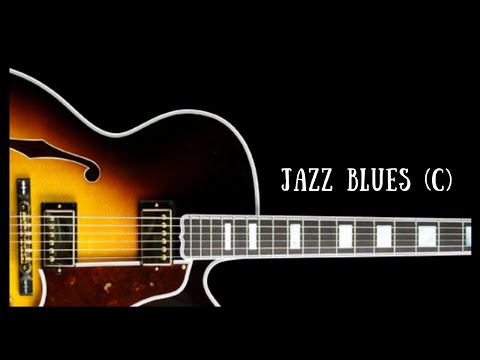 Easy Groove Jazz Blues Guitar Backing Track (C)