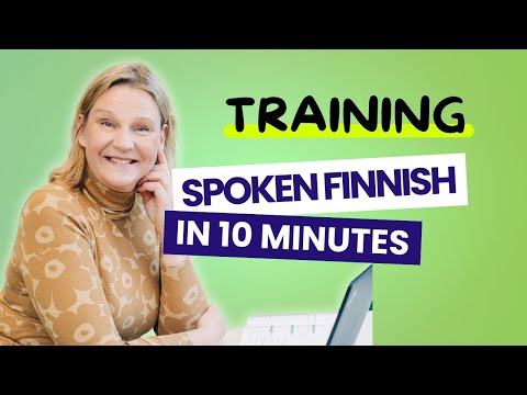 10-Minute Spoken Finnish Training | Learn how Finns really speak