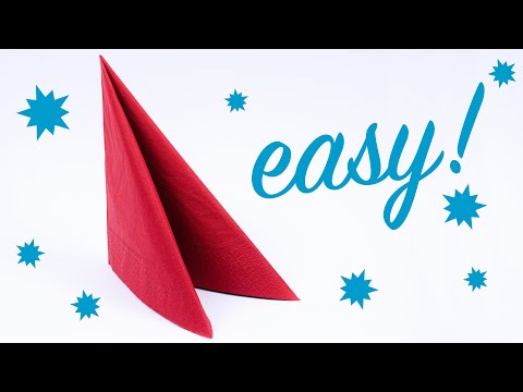 Easy napkin folding techniques SAIL