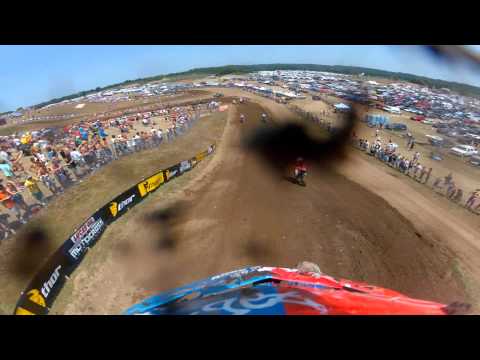 GoPro HD: Ricky Renner Moto 1 Lap 2012 Lucas Oil Pro Motocross Championship Red Bud