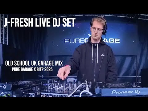 J-FRESH Live @ Pure Garage x Rave in the Park 2025 | Old School UK Garage DJ Set 🔊 Pure Garage Vibes