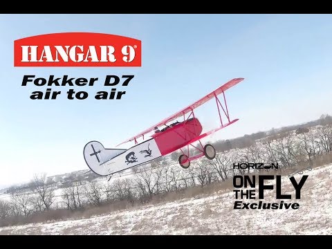 Hangar 9 Fokker D7 - On The Fly air to air