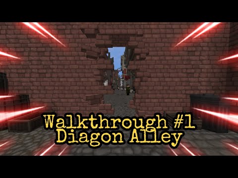 MINECRAFT Witchcraft and Wizardry - Walkthrough of Diagon Alley