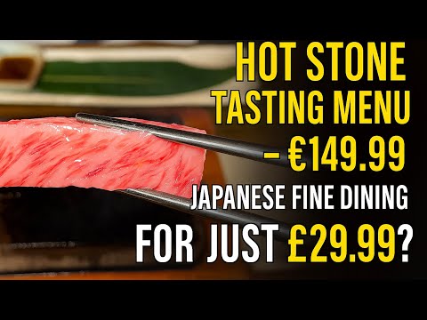 🔥 HOT STONE TASTING MENU – £149.99 Japanese Fine Dining for JUST £29.99!? 