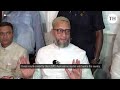 AIMIM chief Asaduddin Owaisi after his win in the Hyderabad constituency | Lok Sabha elections 2024