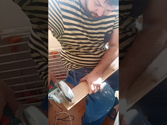 Фото Испытываю круг бог на балгарку по дереву.