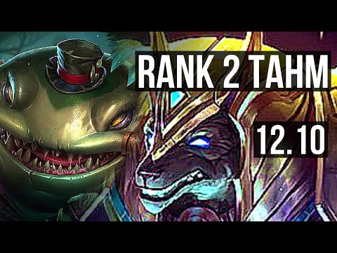 TAHM KENCH vs NASUS (TOP) | Rank 2 Tahm, 3/0/3, 600+ games | TR Master | 12.10