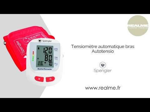 Tensiomètre automatique bras SPENGLER AUTOTENSIO ⚕️| realme.fr