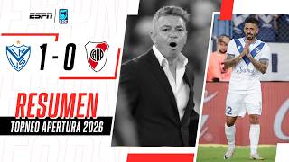 LEY DEL EX, ERRADOS INSÓLITOS Y TERCERA DERROTA EN FILA DEL MILLONARIO | Vélez 1-0 River | RESUMEN