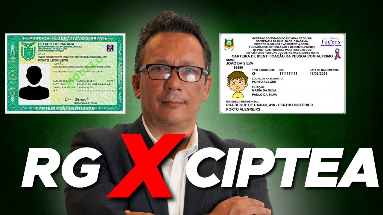 A carteira de identidade (RG) dos autistas substitui o CIPTEA?