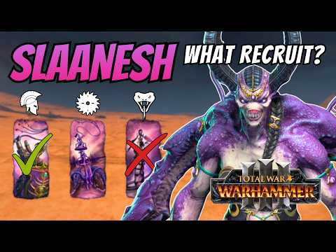 Slaanesh Units Guide, What You NEED to Recruit & What NOT | Total War Warhammer 3