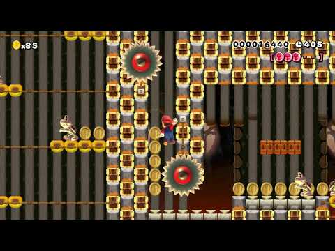 Dangerous donut Dungeon ⚡️ by Ridley U ⚡️ SUPER MARIO MAKER Raw GAMEPLAY