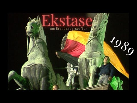 Silvester 1989 am Brandenburger Tor