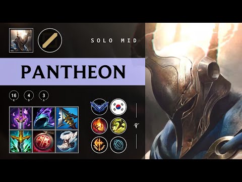 Pantheon Mid vs Orianna - KR Diamond Patch 25.24