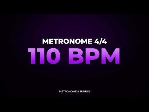 Metronome - 110 BPM 4/4 (Beats per minute)