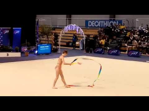 Lola Delrue Championnat de France 2022 NatA 14/15 ans Ruban