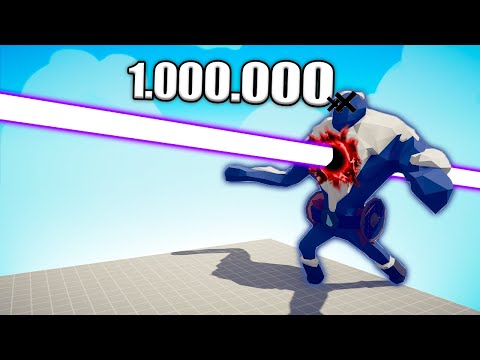 1.000.000 DAMAGE LASER GUN 1 vs 1 TOURNAMENT - TABS | Totally Accurate Battle Simulator 2023