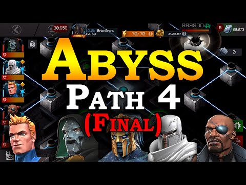 Abyss - Final Path to 100% + Rewards - Path 4 | Marvel Contest of Champions