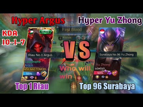HYPER CARRY ARGUS VS HYPER YU ZHONG | Hyper argus #1