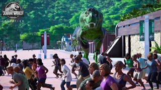 The Hulk Rex & Spidey Rex Which Trex Strong?  - Jurassic World Evolution