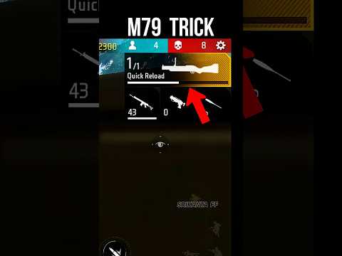 M79 Gun Trick 🔥 Free Fire BR Rank Tricks | Grenade Launcher #srikantaff