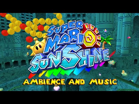 Super Mario Sunshine Ambience & Music | Deep Sea of Mare | Relaxing ASMR/Sleep/Work/Study [1 hour]