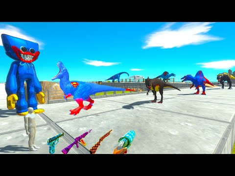 FPS AVATAR & HUGGY WUGGY JURASSIC PARK RESCUE MISSION - ARBS