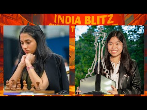 Divya vs Carissa | Blitz Battle of Chess Talents