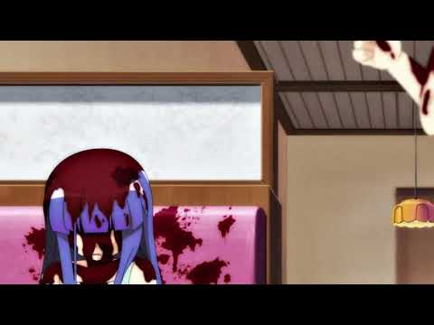 Keiichi trying to eat Rika's brain - Higurashi Sotsu EP :13