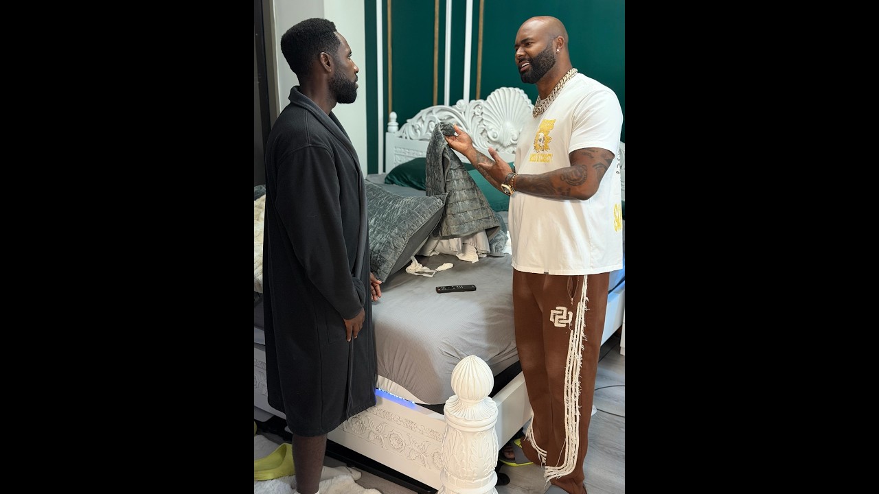 When Mike confronts Jacoby about messing up his sheets!