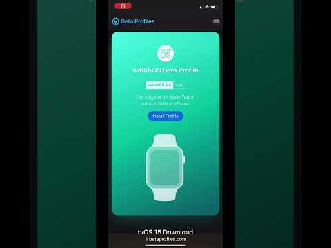 Watch OS 8.4 beta 1 Out #shorts