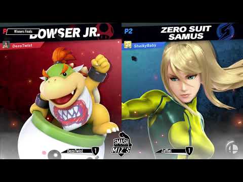 Smash @ Miz's WiFi 21 - DezoTwist (Bowser Jr.) vs. Zaffiel (Zero Suit Samus) Winners Finals