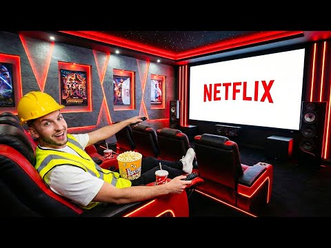 I Built My Dream $20,000 Home Movie Theatre!