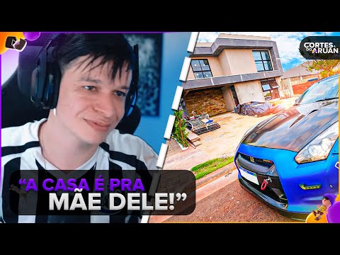 ARUAN REAGE: MINHA CASA NOVA ESTA QUASE PRONTA ! CONSTRUI DO ZERO (RENATO GARCIA) - Cortes do Aruan